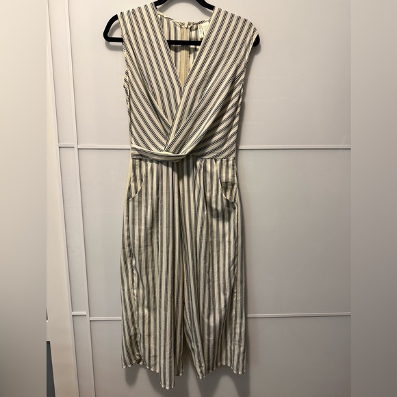 Japna Black and White Jumpsuit StripedDesign - Picture 2 of 5